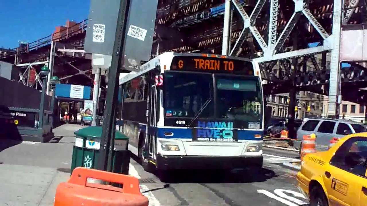 NYCT: Next Gen Orion VII # 4619 On The (G) Train Shuttle