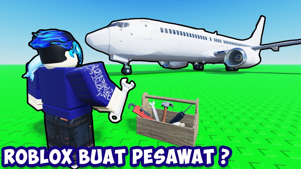 CARA BUAT PESAWAT DI ROBLOX ? | Roblox Build A Plane Tycoon Indonesia