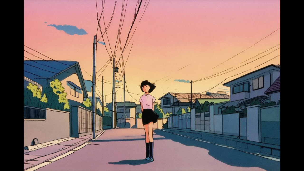 Japanese Sunset Lo-Fi 🌇 Retro Anime Chill Beats for Study & Relax