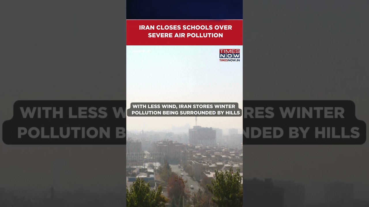 Iran Closes Schools Over 'Severe' Air Pollution, Tehran&rsquo;s Air Quality Among Worst In World #shorts
