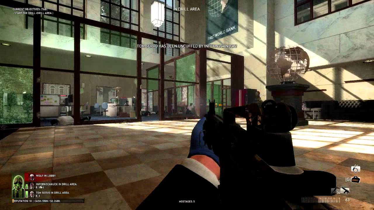Gaming Spotlight - E27 [Payday The Heist] - First World Bank: (Infernocanuck, Tom Servo, Kage)