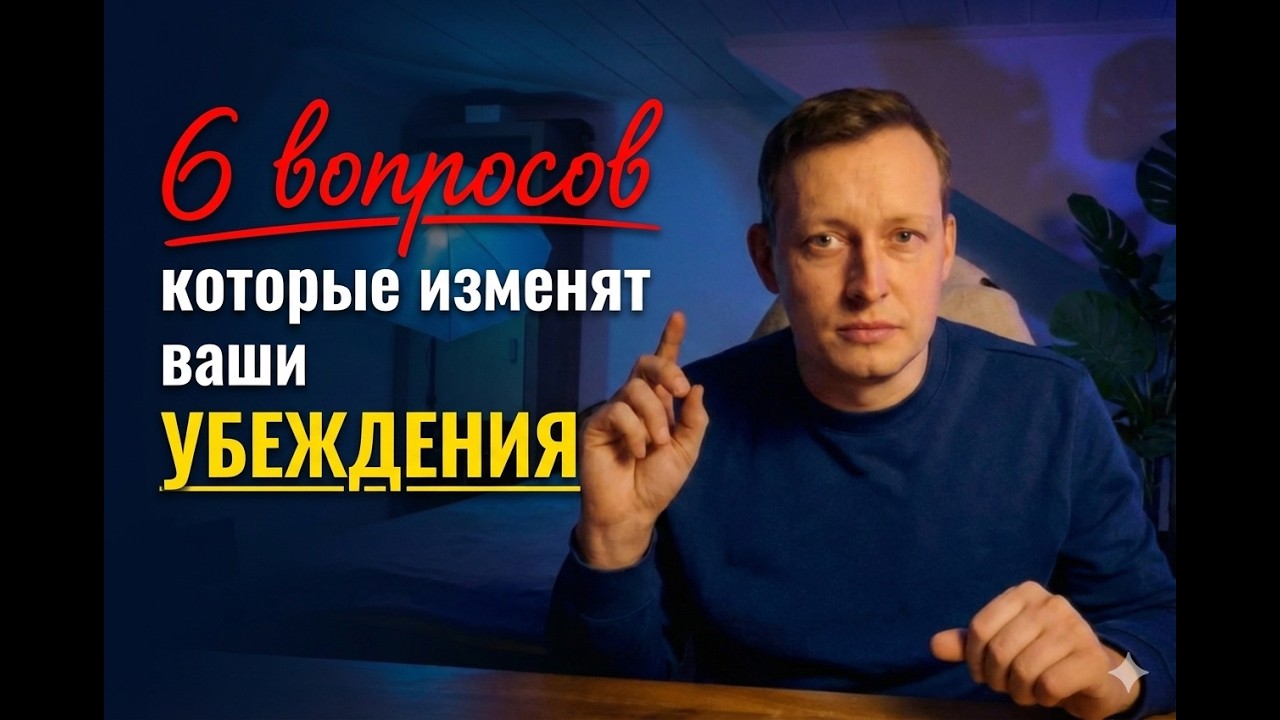 Убеждения, которые тихо управляют твоей жизнью. 7 минут которые изменит твое мировоззрение !