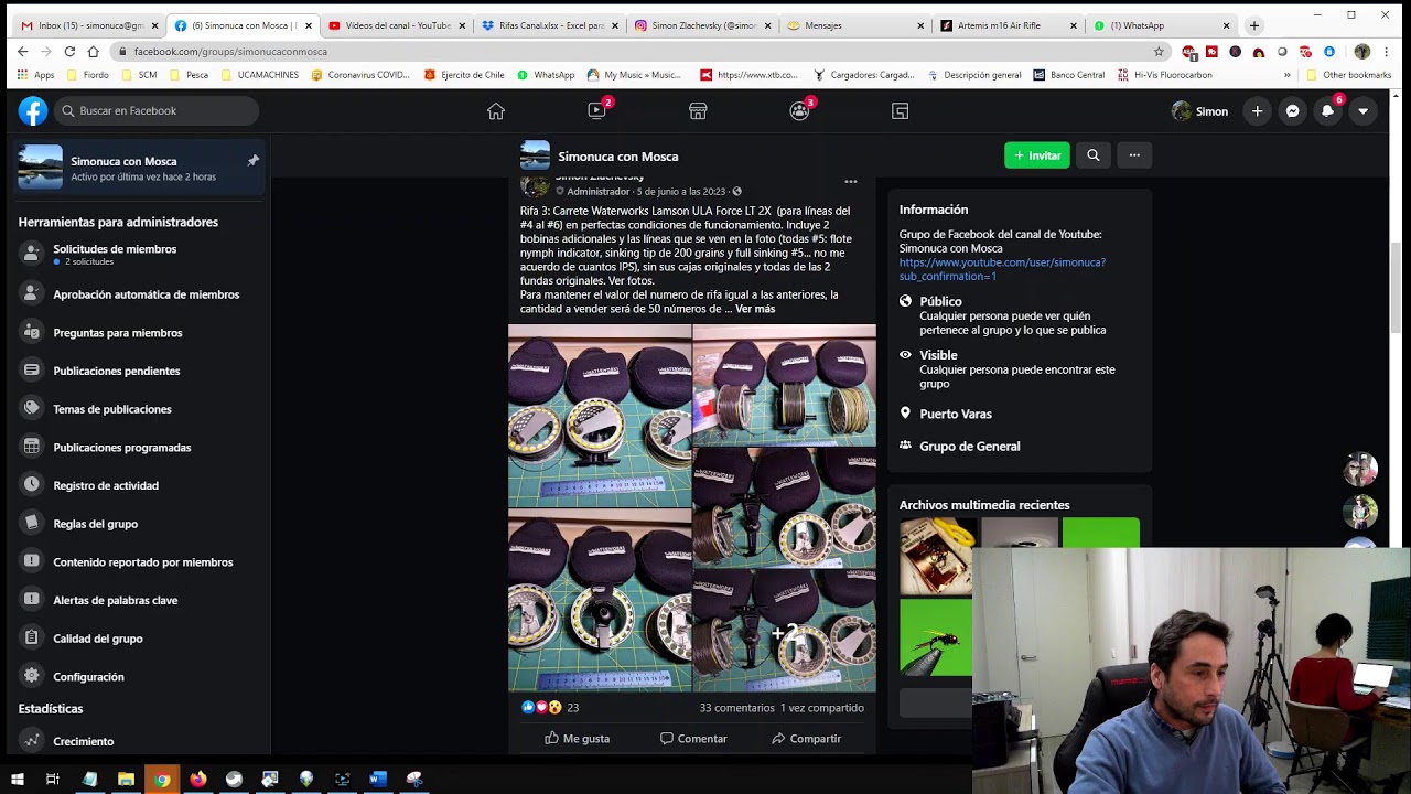 Sorteo en vivo de kit de atado