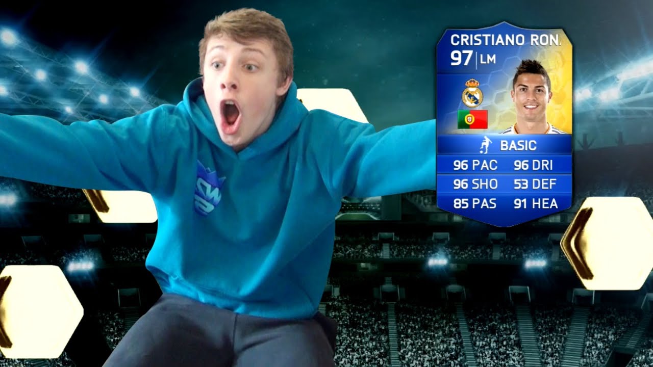 FIFA 14 - TOTS RONALDO IN A PACK LIVE!!!!!!!!