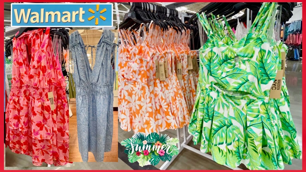 WALMART SHOPPING ❤️ SUMMER COLLECTION SHOP WITH ME #summerclothing