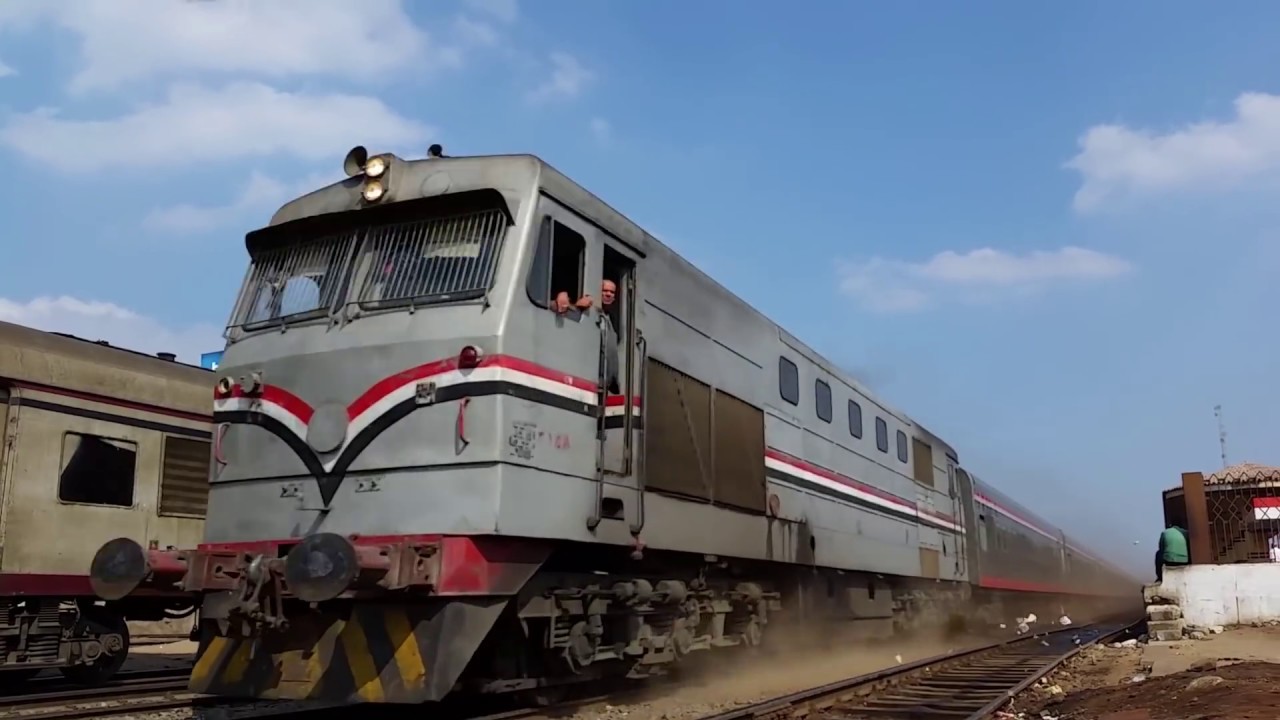 (60 Fps - 1080 FHD) سكك حديد مصر - قطارات مصرية 2018 الجزء الاول - Railways Egypt - Egyptian trains