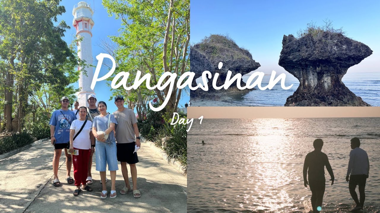 Pangasinan Day 1 - Agno Umbrella Rocks | Bolinao Lighthouse | Patar Beach