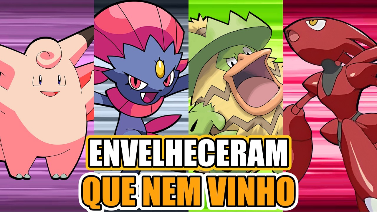 10 Pokémon Antigos que Envelheceram BEM!!