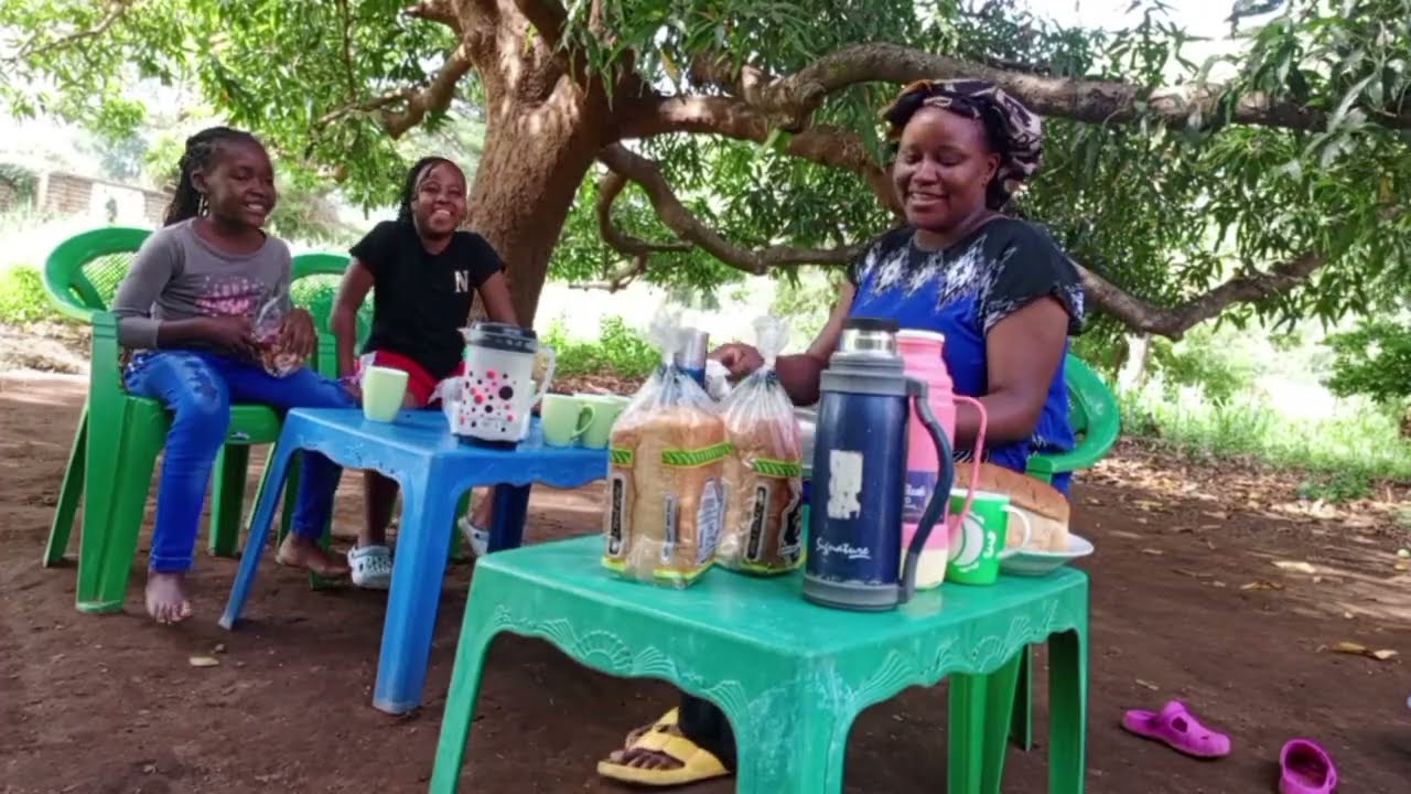 A Slow African Village Morning Routine | Lighting Firewood, Cooking Tea & Breakfast | Part Two
