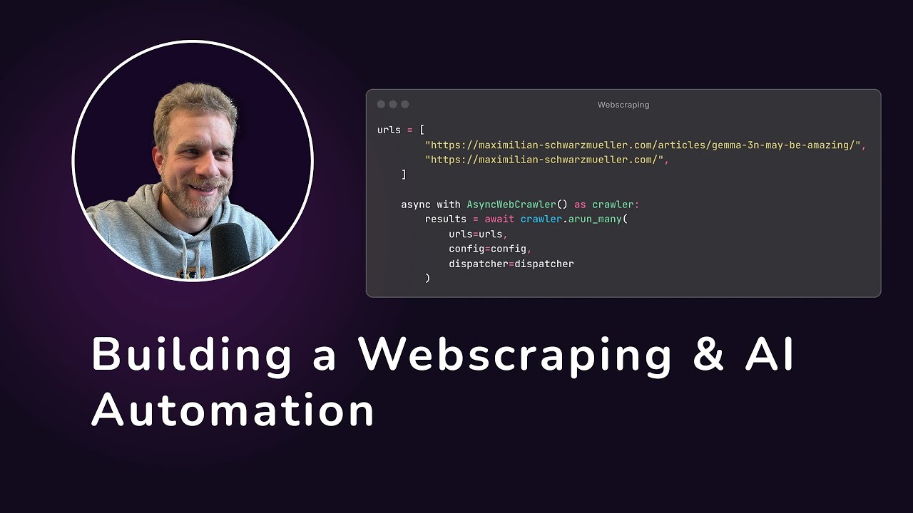 Webscraping with crawl4ai & OpenAI
