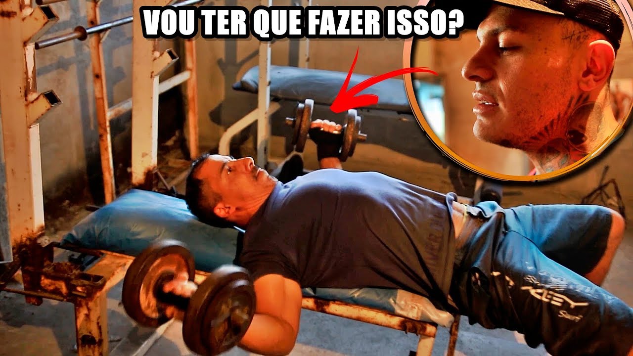 TOGURO TEVE QUE TREINAR NA ACADEMIA CASEIRA NA QUEBRADA