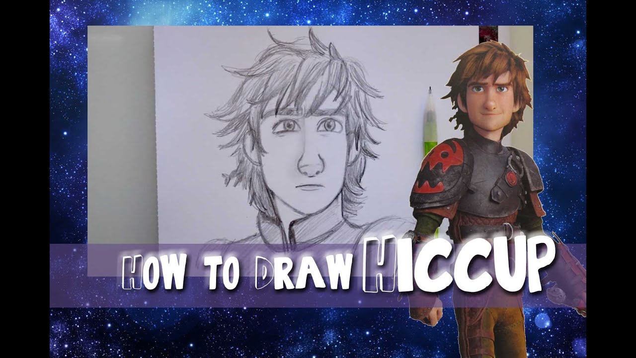 How to Draw HICCUP (from Dreamwork's How to Train Your Dragon) - @dramaticparrot