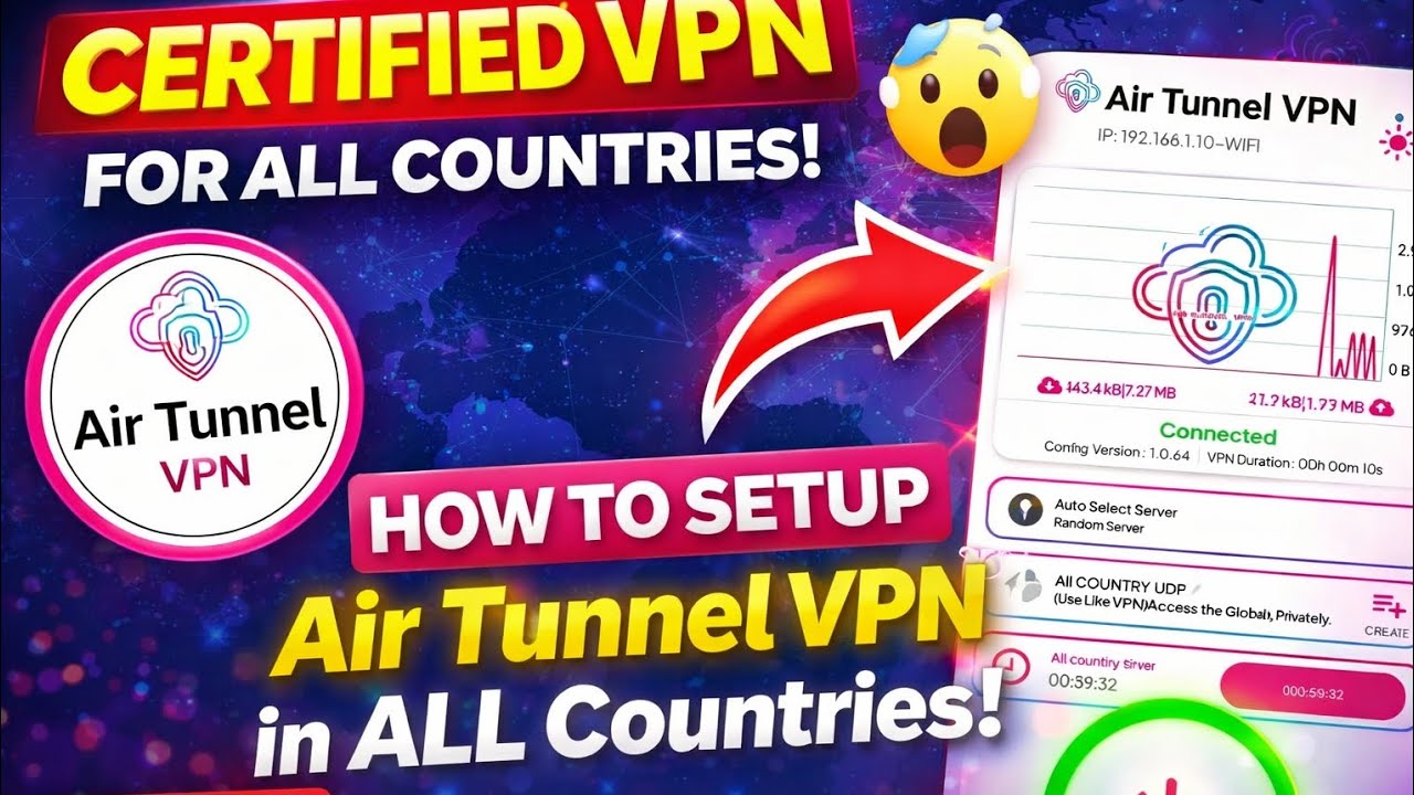 How to Set Up Air Tunnel VPN on Any Network | Step-by-Step Guide