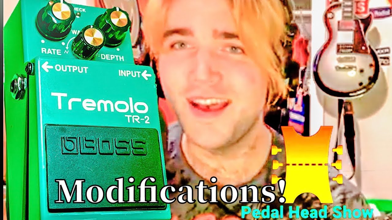 Boss TR-2 Mods!/Volume Drop Fix/High Fidelity/Increased Rate & Depth Mods/ Wave Form/ Flashing LED.