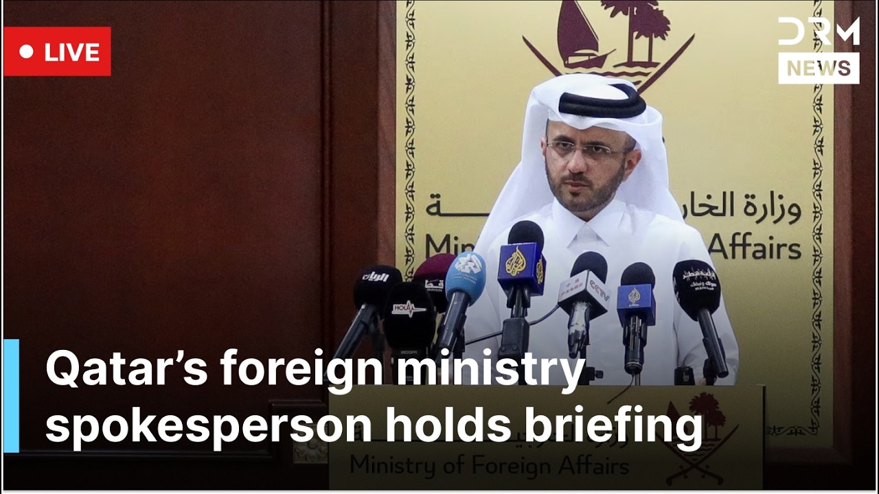 LIVE: Qatar Foreign Ministry Weekly Briefing &ndash; Dr. Majed Al-Ansari Addresses Media in Doha | AH1G