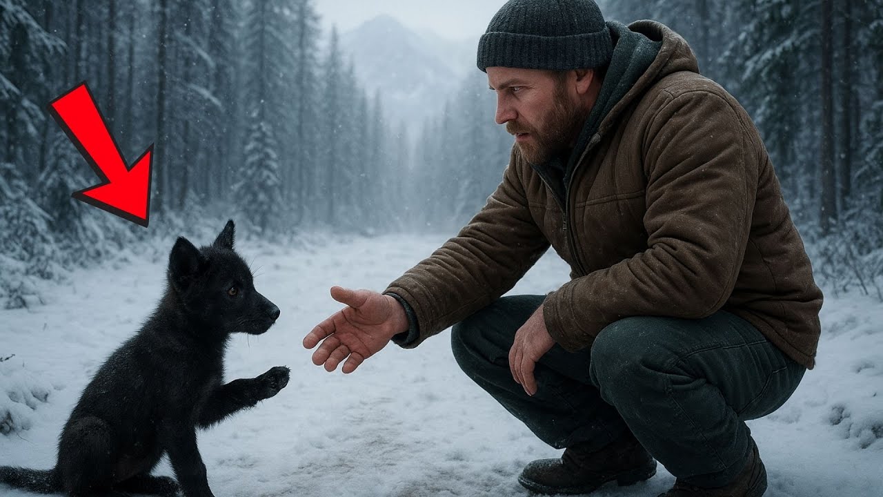 Un Cachorro de Lobo SIGUE a un Granjero durante 8 KM suplicando AYUDA, Lo que Descubre al Final Te..