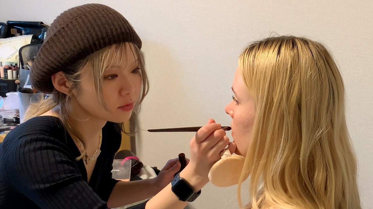 ASMR Japanese Glowy &lsquo;Yuagari&rsquo; Makeup (Unintentional ASMR)