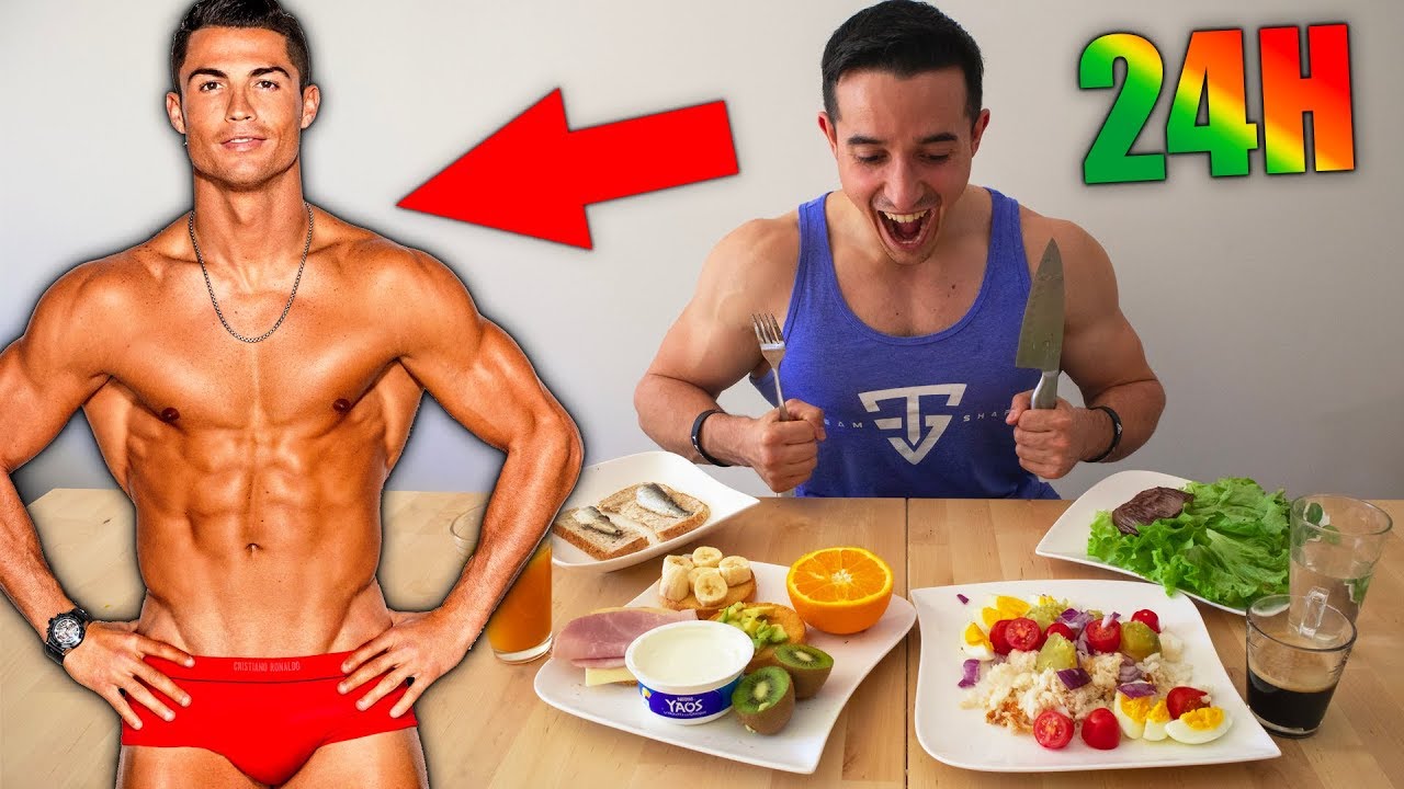 JE MANGE COMME CRISTIANO RONALDO PENDANT 24H !