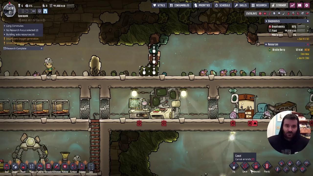 No Oxygen, ZERO Oxygen even... - ONI