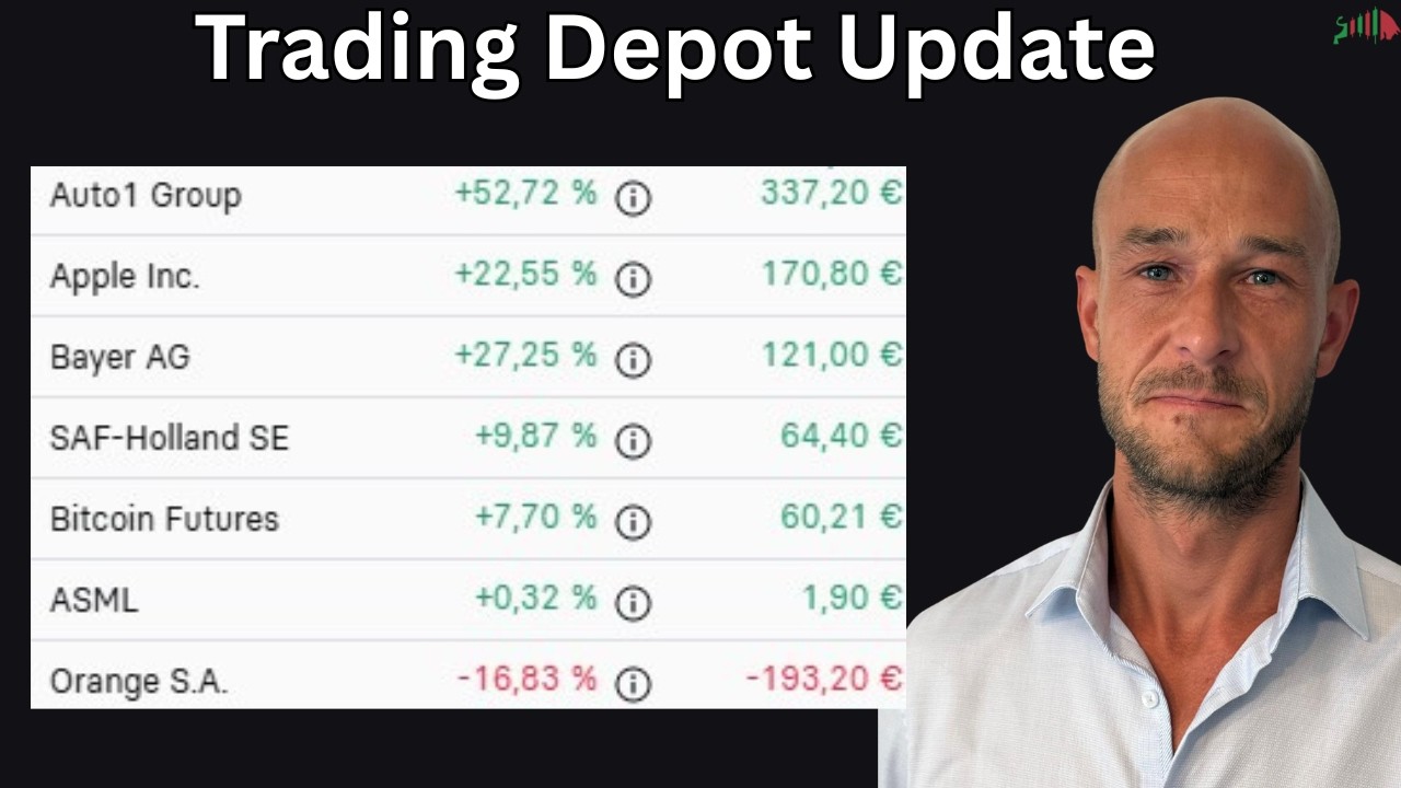Trading Depot Update KW23 | NEBENWERTE Rocken! SAF-Holland, Auto1, Bitcoin, Apple, Orange & AMSL