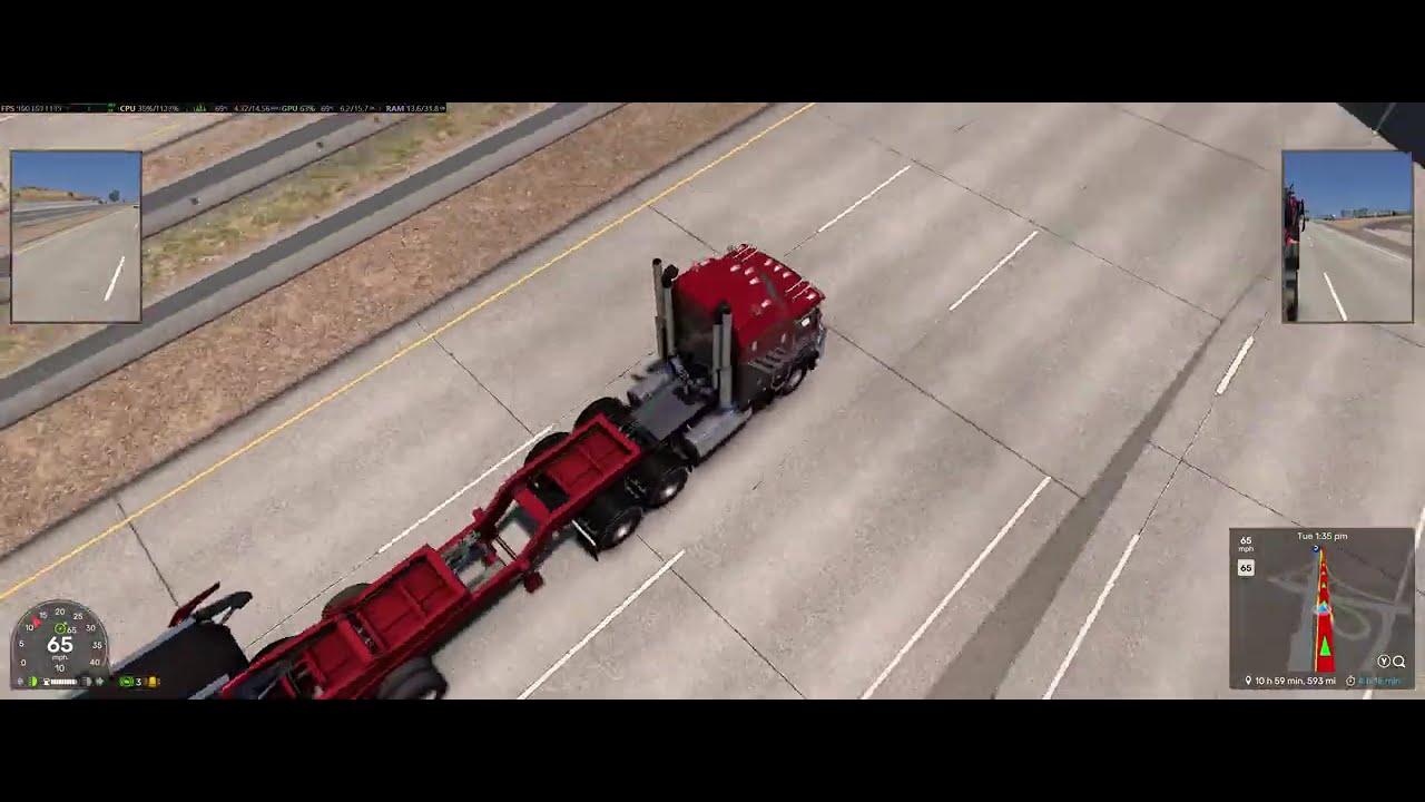 American Truck Simulator 1.58 with mods