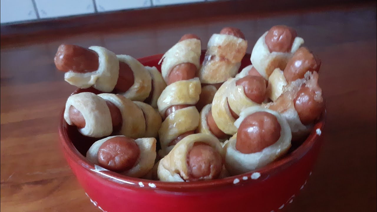 knakworsten met bladerdeeg😋