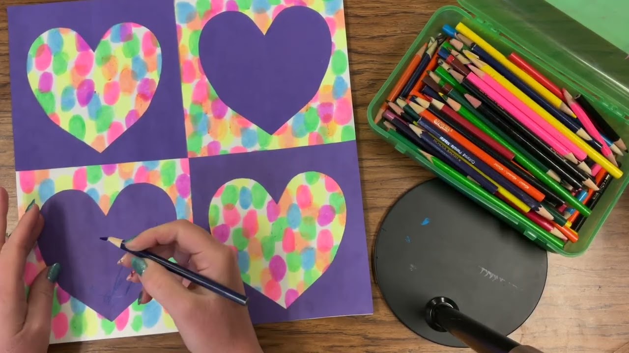 1st Grade Jim Dine Hearts