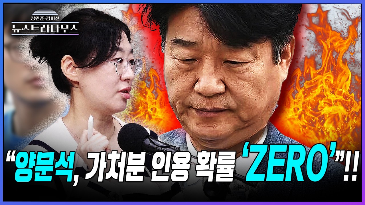 [뉴스트라다무스] '대출사기'에 의원직 상실한 양문석, 원자은 변호사의 가처분 인용 확률 예측!!