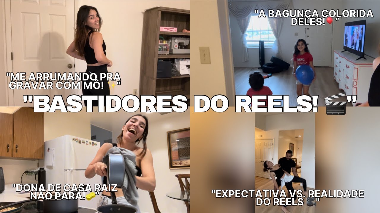 A realidade por trás dos nossos Reels! 😂🎬