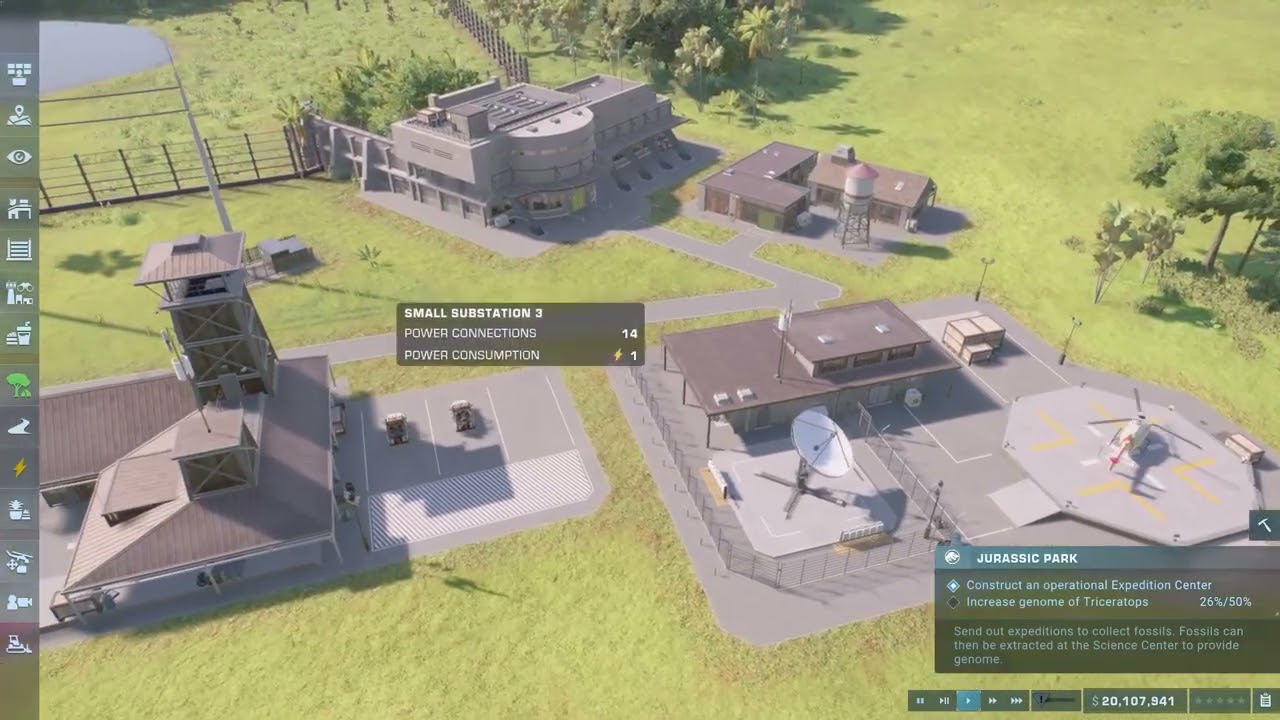 Day 1 of Jurassic World Evolution 2 Chaos Theory (Jurassic parck)