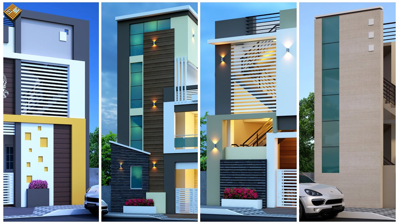 Unique Exterior Stair Case Wall Design Set 03
