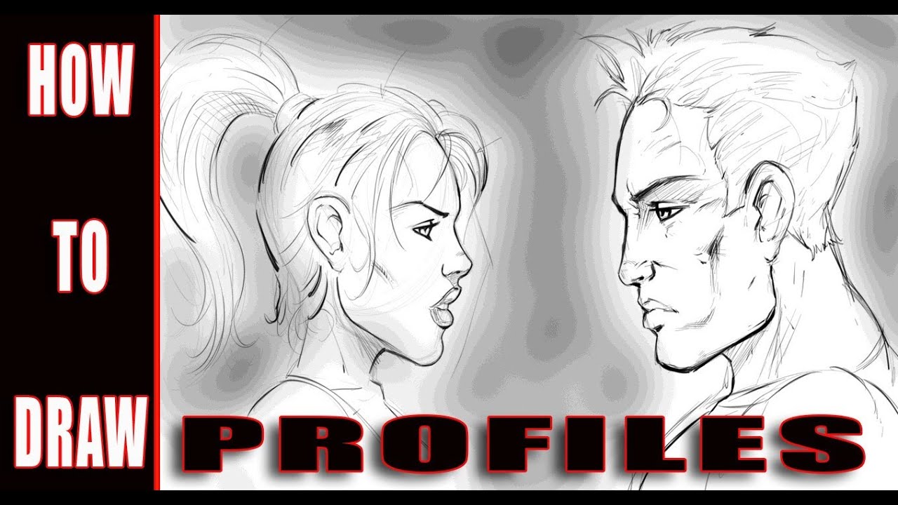 How to Draw Profiles - Comic Book Style Art