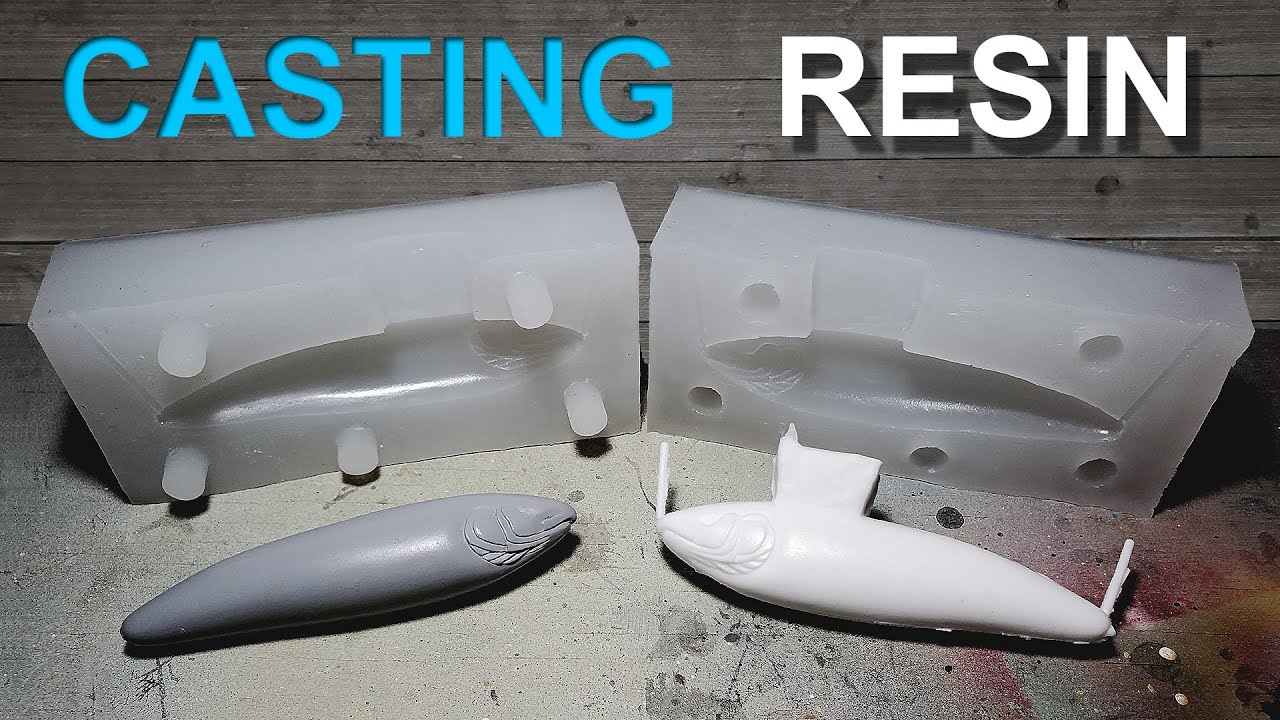 Casting Resin Fishing Lures: a step-by-step on making resin copies of your wooden lure carving