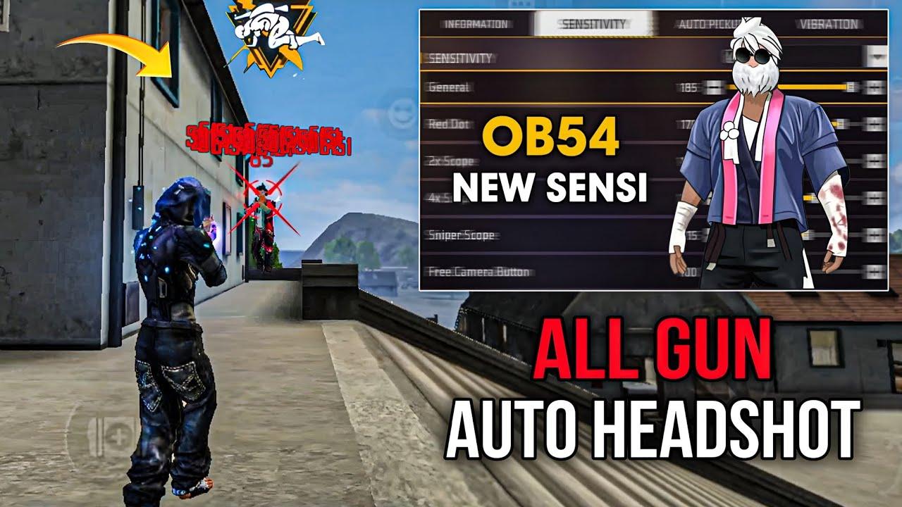 Free Fire Headshot Setting After Ob54 Update 2026⚡Best Sensitivity Settings ⚙️| Sensitivity Setting 