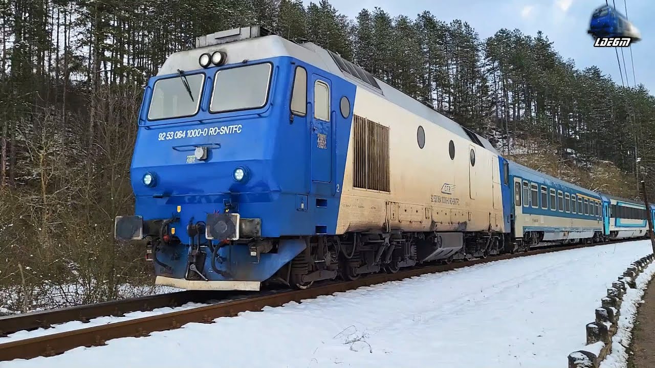 Trenurile Iernii &icirc;n Munții Apuseni 🚅❄🚆 Winter Trains in Apuseni Mountains - 05 February 2023
