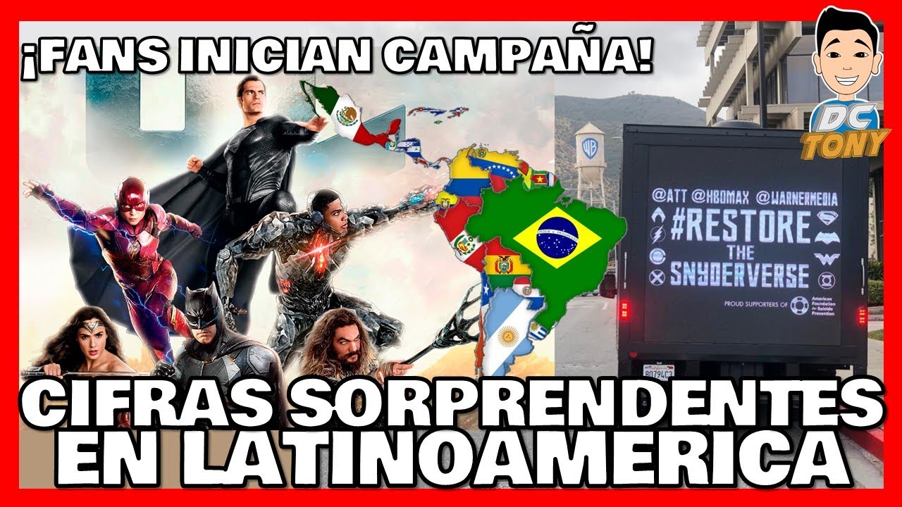 &iexcl;PRIMERAS CIFRAS DEL SNYDER CUT! VISUALIZACIONES ESTIMADAS EN LATINOAM&Eacute;RICA! 😱FANS INICIAN CAMPA&Ntilde;A