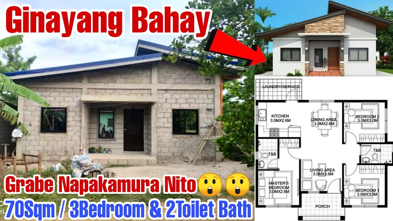 70Sqm 3Kwarto 2Cr, Grabe To Anlaki ng Tipid sa Labor, Bayanihan Magkakapatid sa Bahay ng Magulang🏘️