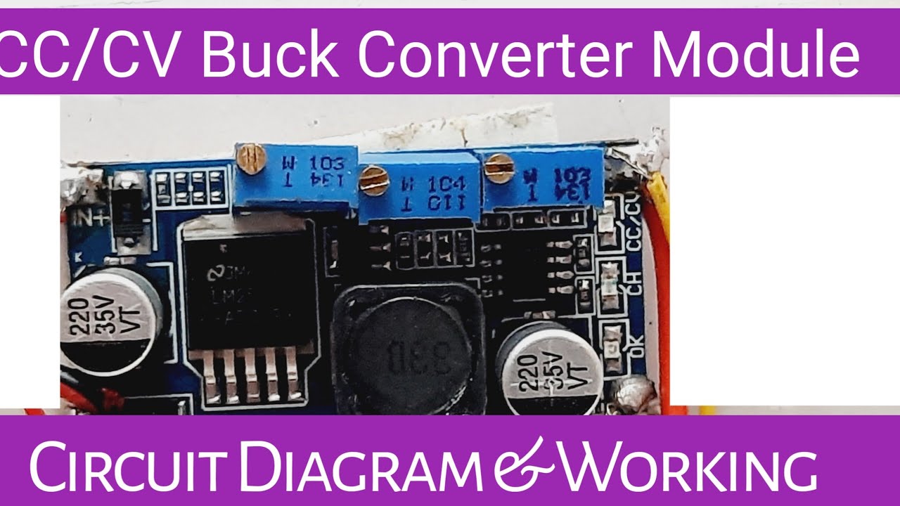 CC/CV Buck Converter Module Working/LED Driver/Lithium ion Battery  Charger/LM2596S ADJ CC CV Module