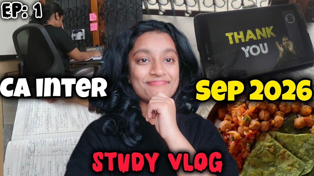 A Day in the life of CA Inter student 📝 *8hours*✅| CA Inter vlog 