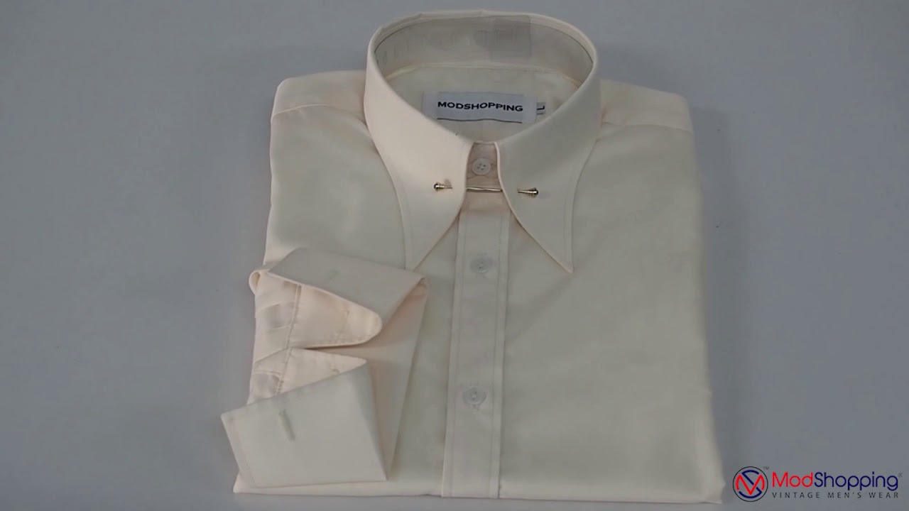 Tab collar shirt