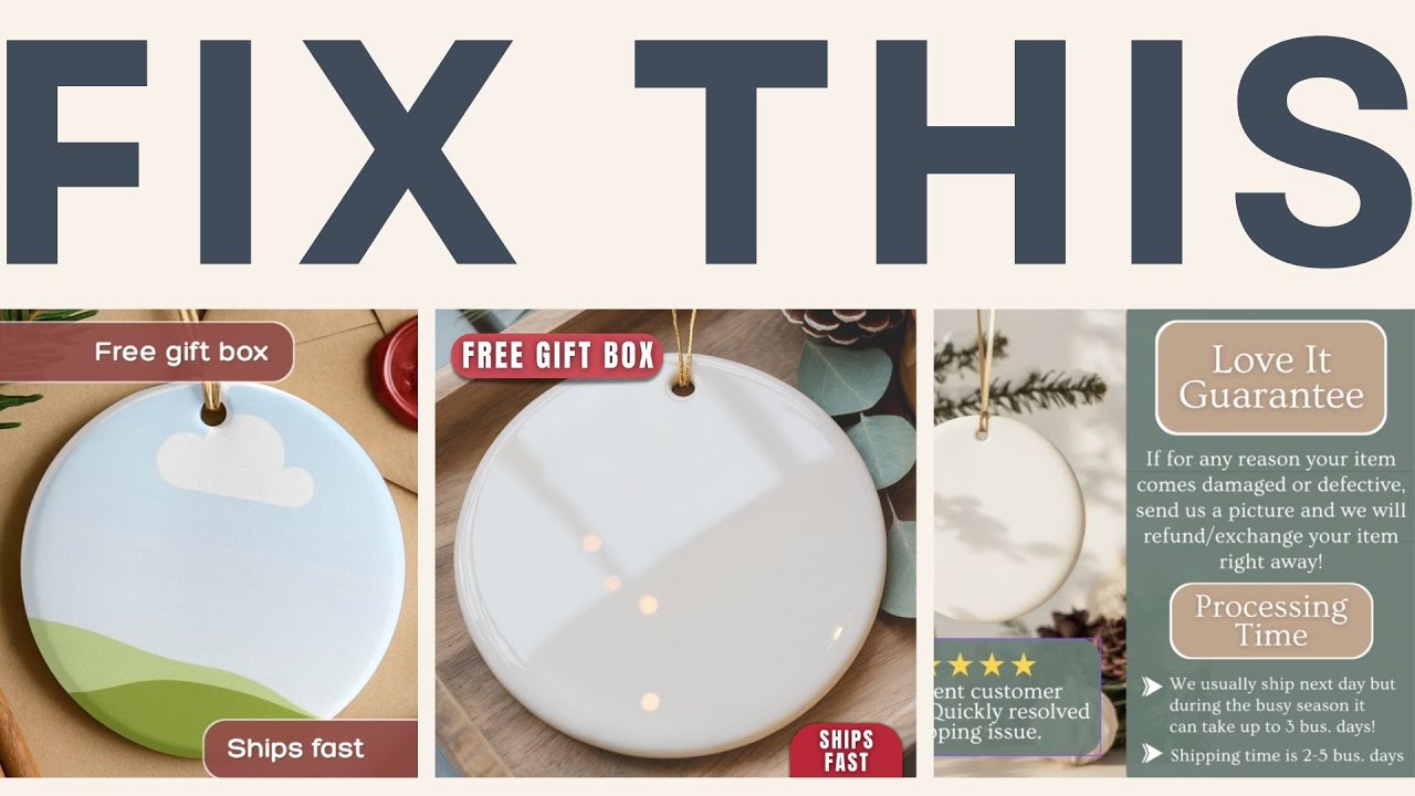 Fix Your Ornament Listing Photos | Stand Out & Sell More