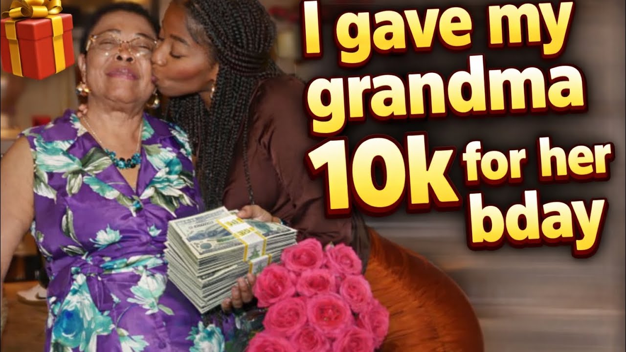 GIFTED my grandma 10k 🤯‼️