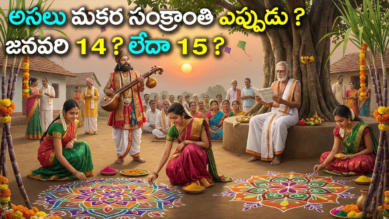 When is Makar Sankranti actually? January 14? Or 15? || makara sankranti 2026 date