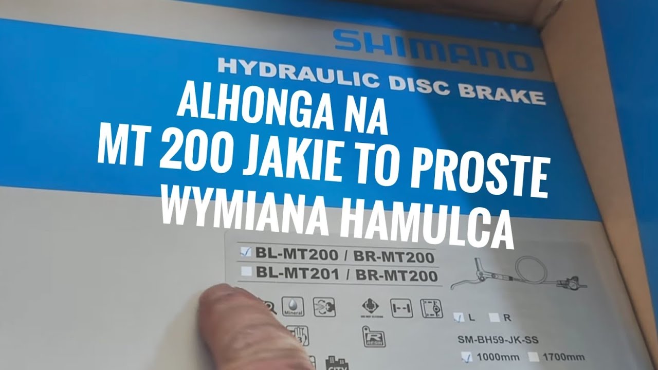 Wymiana Hamulca Alhonga na MT 200 jakie to proste