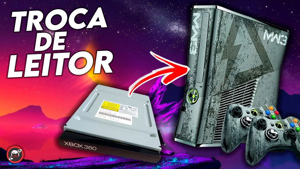 COMO TROCAR LEITOR de DVD do XBOX 360 Slim
