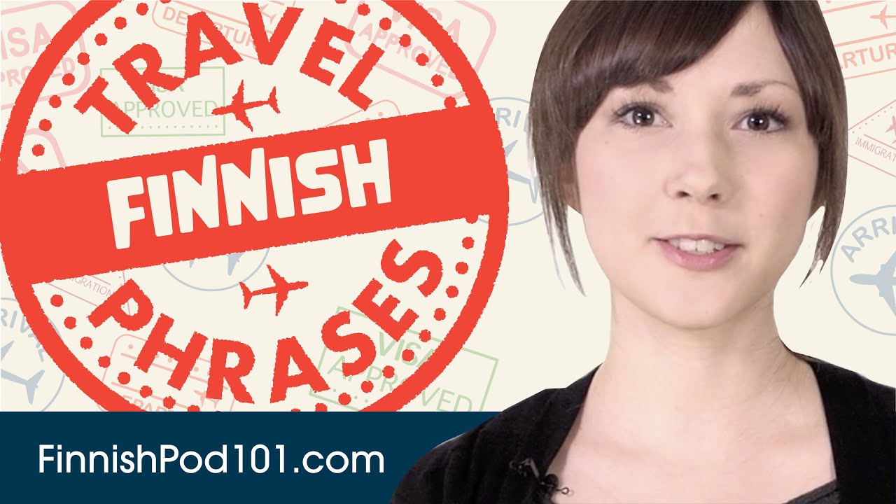 All Travel Phrases You Need in Finnish! Learn Finnish in 12 Minutes!