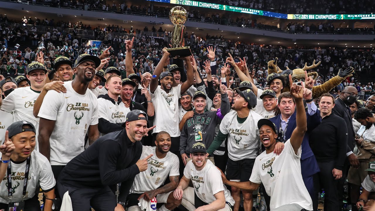 NBA Championship Trophy Presentation | Giannis Antetokounmpo is the NBA Finals Most Valuable Player
