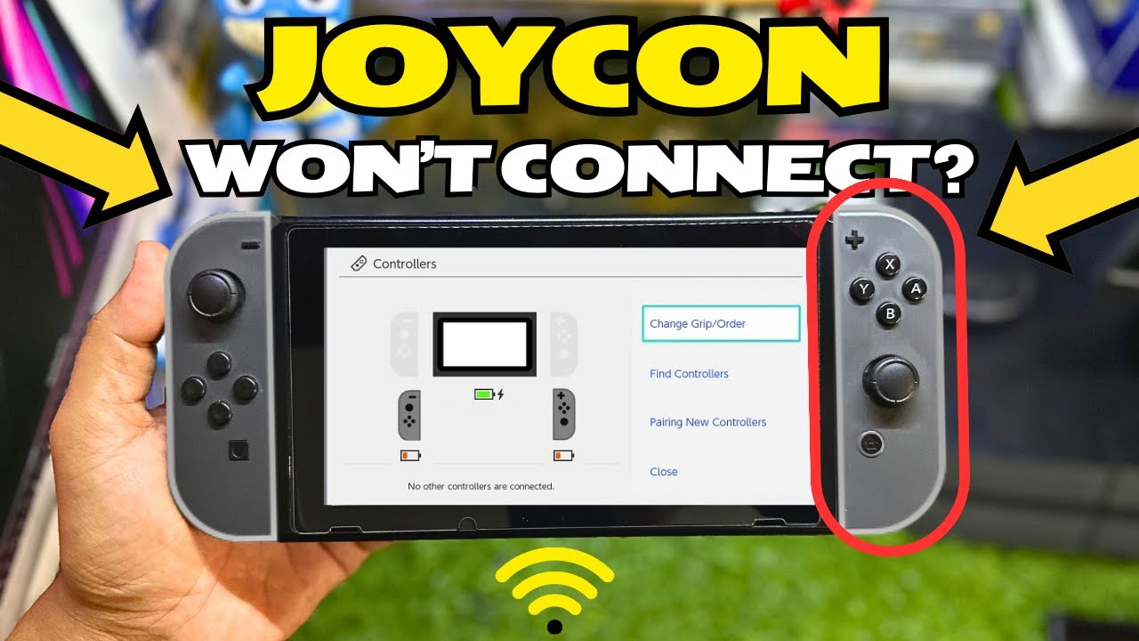 Как исправить ошибку «Nintendo Switch JoyCon не определяется в портативном режиме»