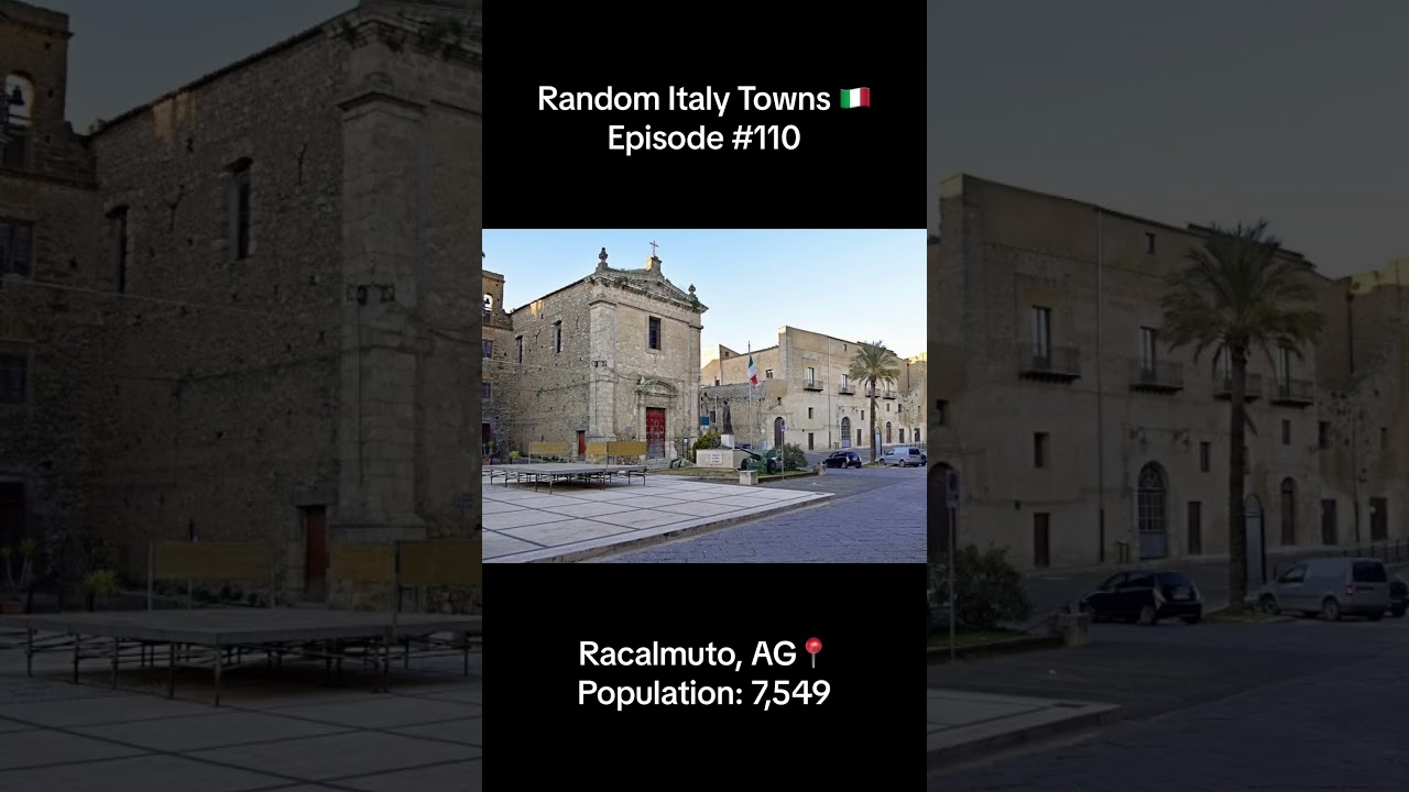 Racalmuto 📍 Random Italy Towns 🇮🇹 | Episode 110 | #italy #racalmuto #agrigento #sicilia #sicily
