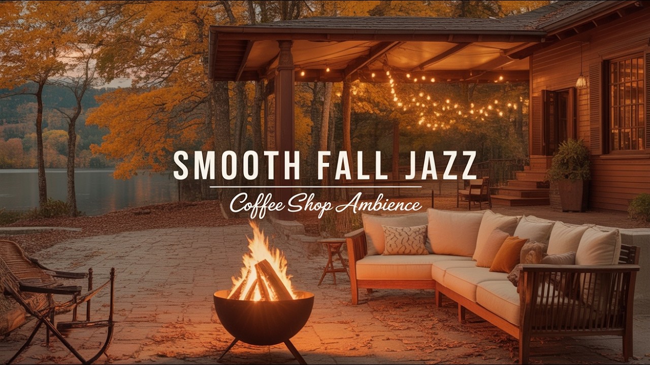 Jazz Relaxing Music at Cozy Cabin Ambience to Study ❄️ Snowfall, Fireplace Sounds for Sleeping 🔥 10